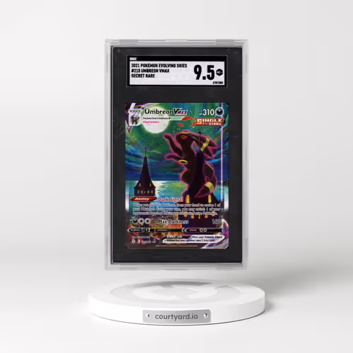 2021 Pokémon Evolving Skies #215 Umbreon Vmax - Secret Rare (SGC 9.5 MINT+)