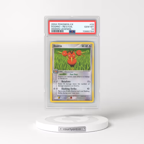2004 Pokémon EX Hidden Legends #33 Dodrio - Reverse Foil (PSA 10 GEM MINT)