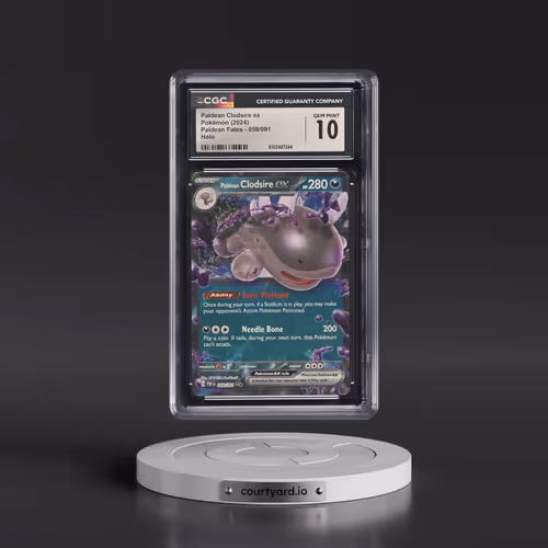 2024 Pokémon Paf EN-Paldean Fates #059 Paldean Clodsire EX - Holo (CGC 10 GEM MINT)