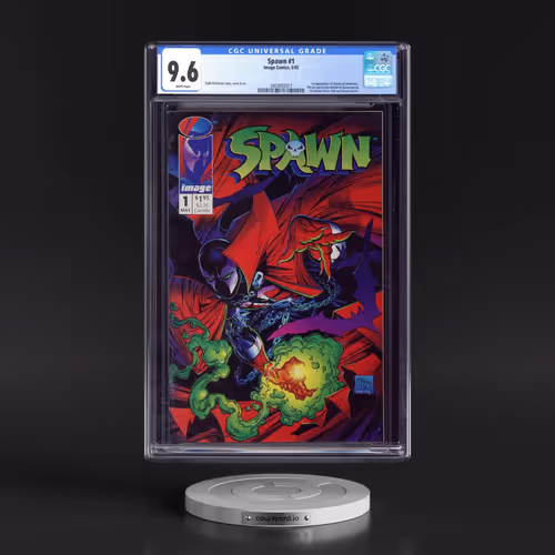 Spawn #1 CGC 9.6 White Pages (Image Comics, 5/92) - Universal
