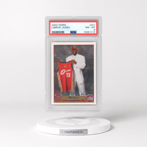 2003 Topps #221 LeBron James (PSA 8 NM-MT)