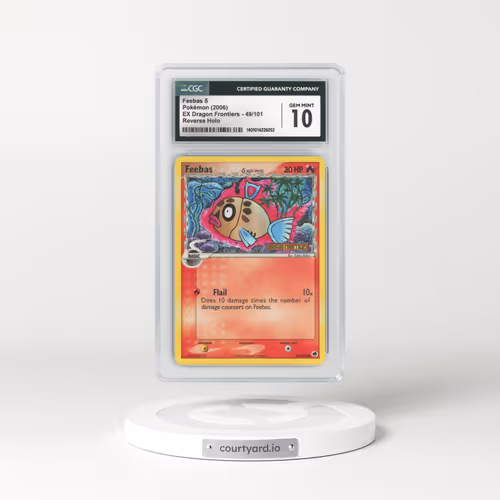 2006 EX Dragon Frontiers #49 Feebas - Holo (CGC 10 GEM MINT)
