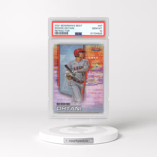 2021 Bowman's Best #67 Shohei Ohtani - Refractor (PSA 10 GEM MINT)