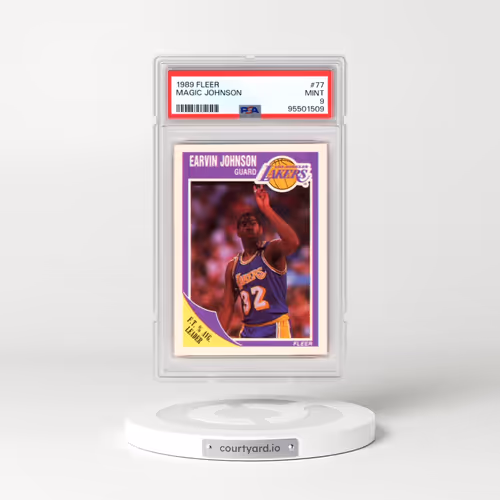 1989 Fleer #77 Magic Johnson (PSA 9 MINT)