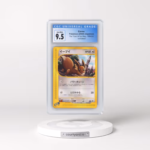 2002 The Town on No Map #058/092 Eevee - 1st Edition (CGC 10 GEM MINT)