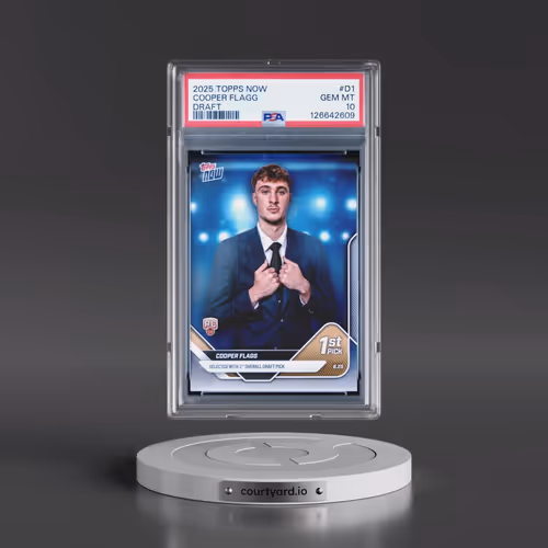 2025 Topps Now Draft #D1 Cooper Flagg (PSA 10 GEM MINT)