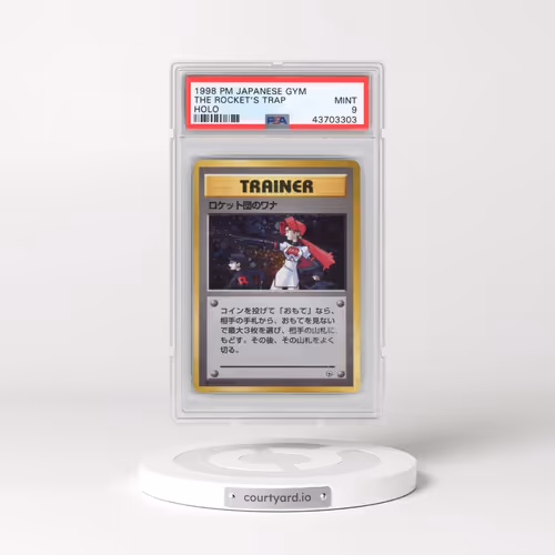 1998 Pokémon Gym The Rocket's Trap - Holo (PSA 9 MINT)