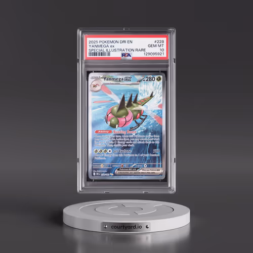 2025 Pokémon Dri EN-Destined Rivals #228 Yanmega EX - Holo Special Illustration Rare (PSA 10 GEM MIN