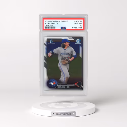 2016 Bowman Draft #BDC74 Bo Bichette - Chrome (PSA 10 GEM MINT)