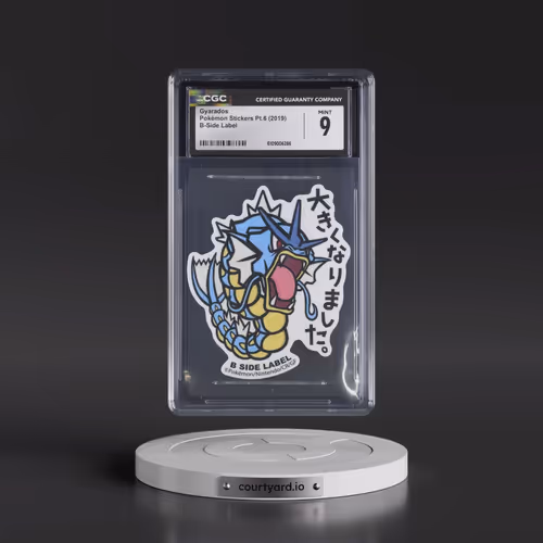 2019 Pokémon Stickers Pt.6 (2019 B-Side Label) Gyarados (CGC 9 MINT)