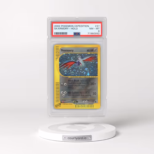 2002 Pokémon Expedition #27 Skarmory - Holo (PSA 8 NM-MT)