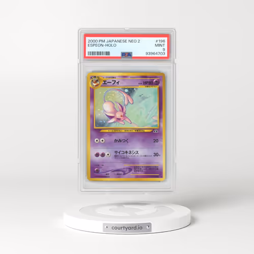 2000 Pokémon Neo 2 #196 Espeon - Holo (PSA 9 MINT)