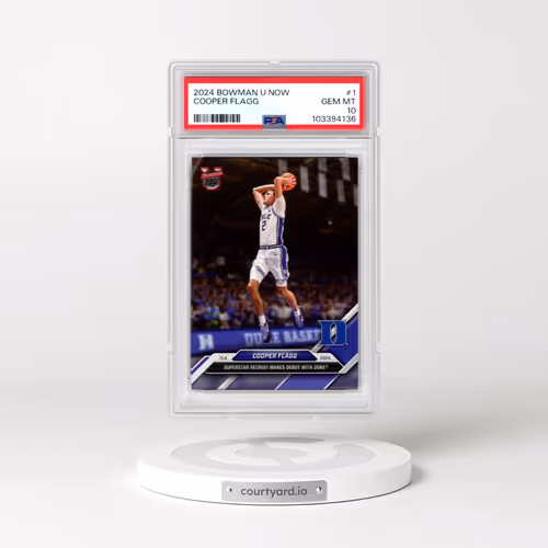 2024 Bowman U Now #1 Cooper Flagg (PSA 10 GEM MINT)