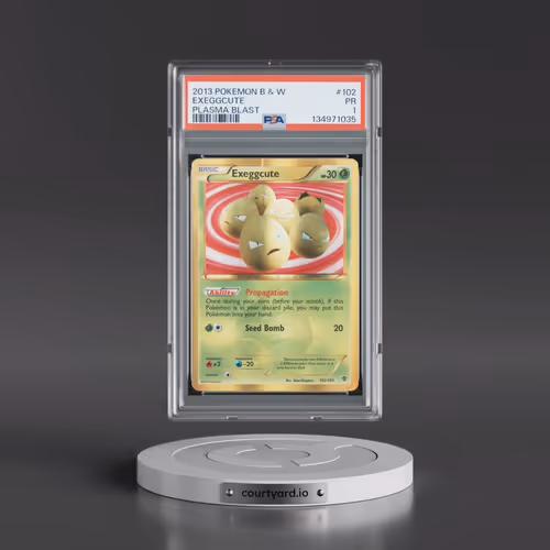 2013 Pokémon Black & White Plasma Blast #102 Exeggcute (PSA 1 PR)