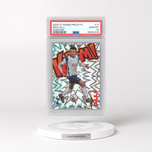 2020 Panini Prizm Premier League Kaboom! #17 Dele Alli (PSA 10 GEM MINT)