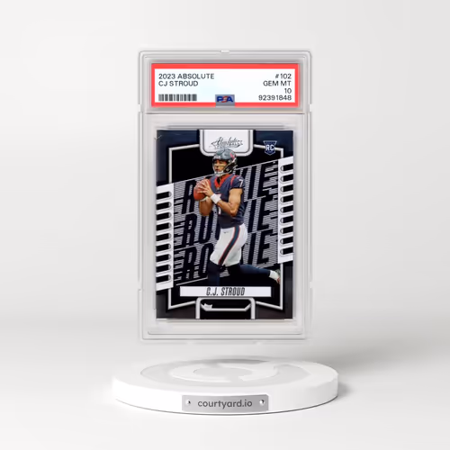 2023 Panini Absolute #102 CJ Stroud (PSA 10 GEM MINT)