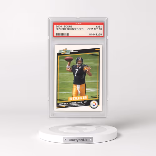 2004 Score #381 Ben Roethlisberger (PSA 10 GEM MINT)