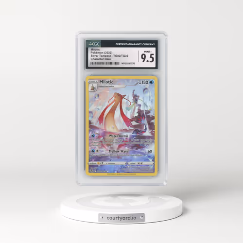 2022 Silver Tempest #TG02/TG30 Milotic - Character Rare (CGC 9.5 MINT+)