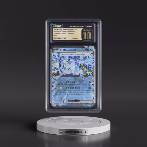 2024 High Class Pack: Terastal Fest ex - sv8a #050/187 Wellspring Mask Ogerpon ex - Holo (CGC 10 PRI