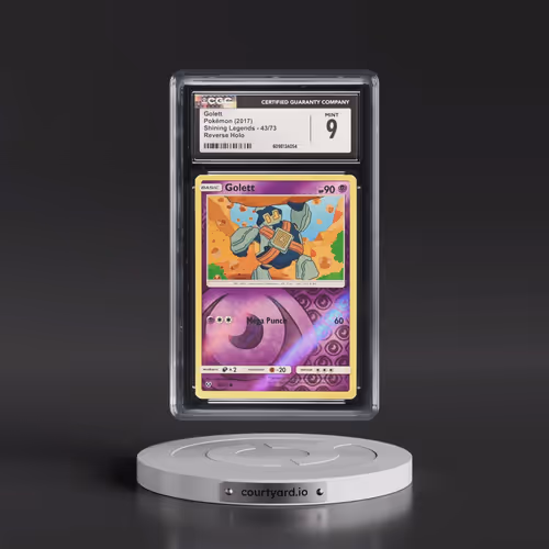 2017 Shining Legends #43/73 Golett - Reverse Holo (CGC 9 MINT)