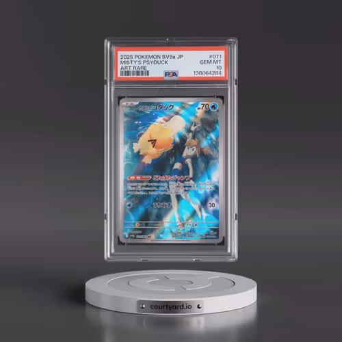 2025 Pokémon Sv9a-Hot Wind Arena #071 Misty's Psyduck - Art Rare (PSA 10 GEM MINT)