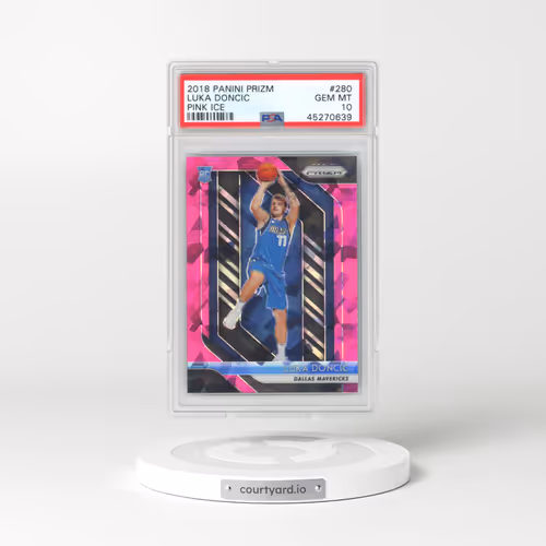 2018 Panini Prizm #280 Luka Doncic - Pink Ice (PSA 10 GEM MINT)