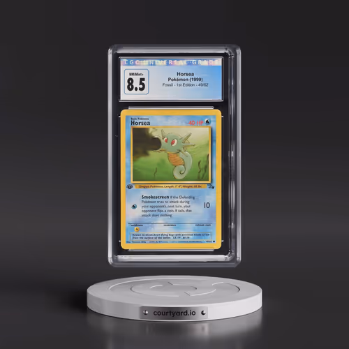 1999 Fossil #49/62 Horsea - 1st Edition 1st Edition (CGC 8.5 NM-MT+)