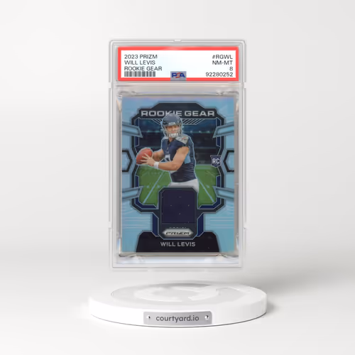 2023 Panini Prizm Rookie Gear #RGWL Will Levis (PSA 8 NM-MT)
