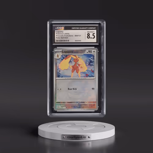 2025 Prismatic Evolutions - PRE EN #084/131 Lopunny - Poké Ball Holo (CGC 8.5 NM-MT+)