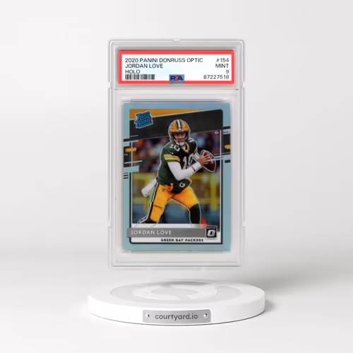 2020 Panini Donruss Optic #154 Jordan Love - Holo (PSA 9 MINT)