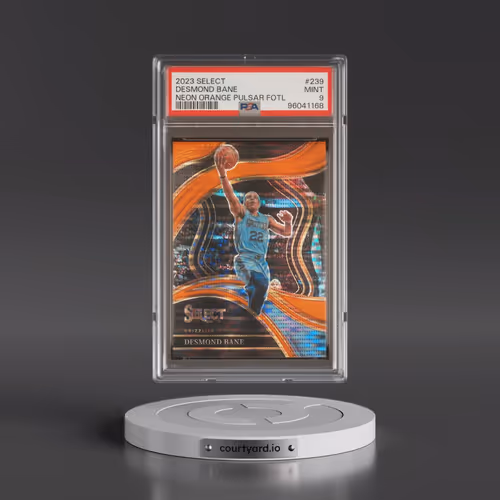 2023 Panini Select #239 Desmond Bane - Neon Orange Pulsar Fotl (PSA 9 MINT)
