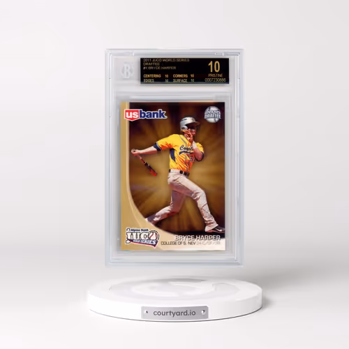 2011 JUCO World Series Draftee #1 Bryce Harper (BGS 10 PRISTINE)