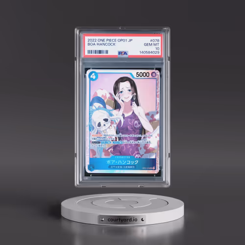 2022 One Piece Japanese OP01-Romance Dawn #078 Boa Hancock (PSA 10 GEM MINT)