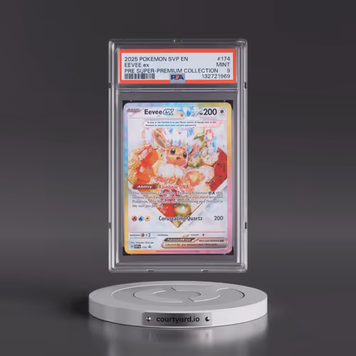 2025 Pokémon Svp EN-SV Black Star Promo #174 Eevee EX - Holo Prismatic Evolutions Super-Premium Coll