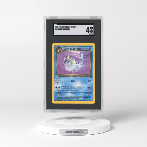 2000 Pokémon Team Rocket #45 Dark Vaporeon (SGC 4 VG-EX)