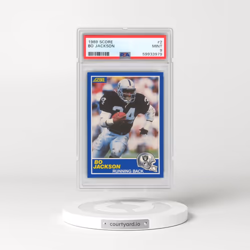 1989 Score #2 Bo Jackson (PSA 9 MINT)