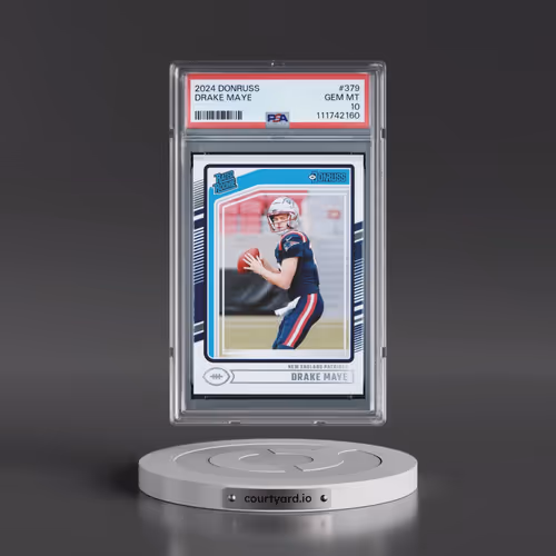 2024 Panini Donruss #379 Drake Maye (PSA 10 GEM MINT)