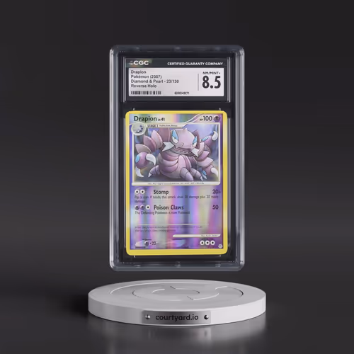 2007 Diamond & Pearl #23/130 Drapion - Reverse Holo (CGC 8.5 NM-MT+)