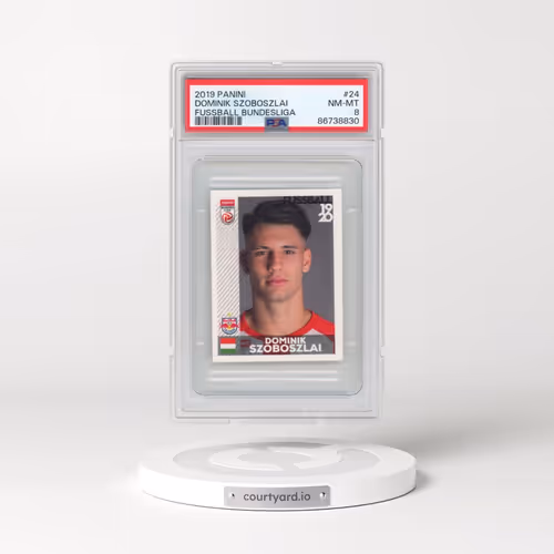 2019 Panini Fussball Bundesliga #24 Dominik Szoboszlai (PSA 8 NM-MT)