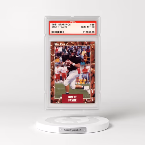 1991 Star Pics #65 Brett Favre (PSA 10 GEM MINT)