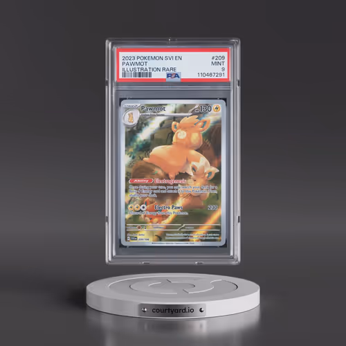 2023 Pokémon Svi EN-Scarlet & Violet #209 Pawmot - Illustration Rare (PSA 9 MINT)