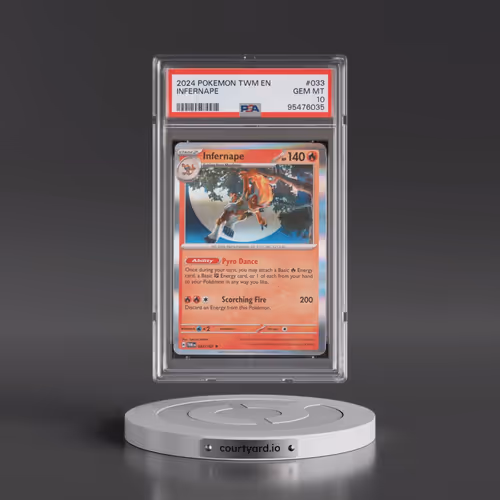 2024 Pokémon Twm EN-Twilight Masquerade #033 Infernape (PSA 10 GEM MINT)