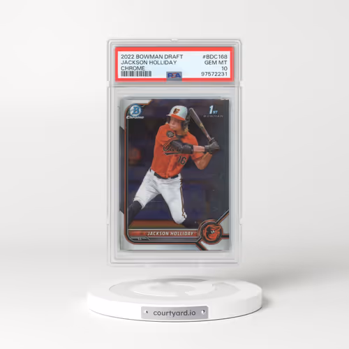 2022 Bowman Draft #BDC168 Jackson Holliday - Chrome (PSA 10 GEM MINT)