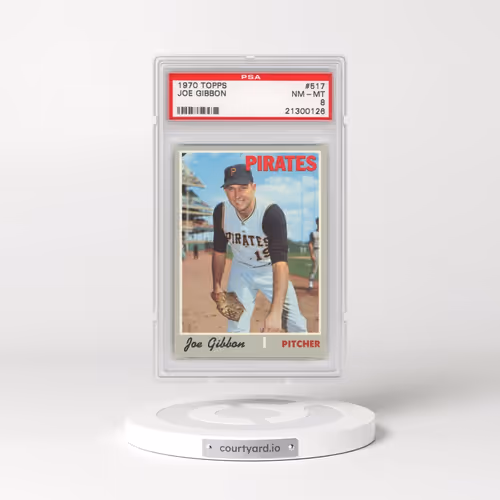 1970 Topps #517 Joe Gibbon (PSA 8 NM-MT)