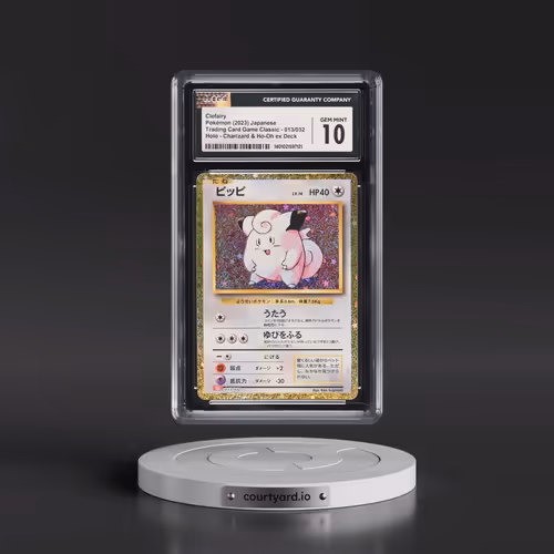 2023 Pokémon Cll-Trading Card Game Classic Charizard & HO-Oh EX Deck #013 Clefairy (CGC 10 GEM MINT)