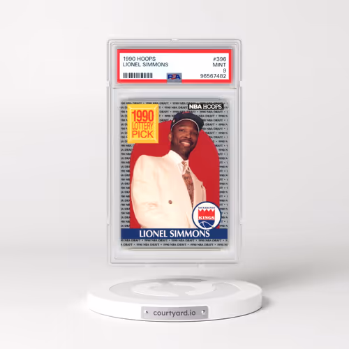 1990 Hoops #396 Lionel Simmons (PSA 9 MINT)