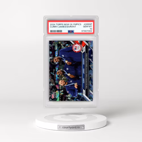 2024 Topps Now Olympic Games #26SSP Kevin Durant/LeBron James/Steph Curry (PSA 10 GEM MINT)