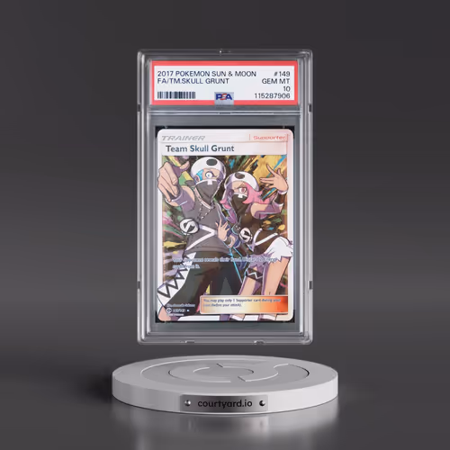 2017 Pokémon Sun & Moon #149 Team Skull Grunt - Full Art (PSA 10 GEM MINT)