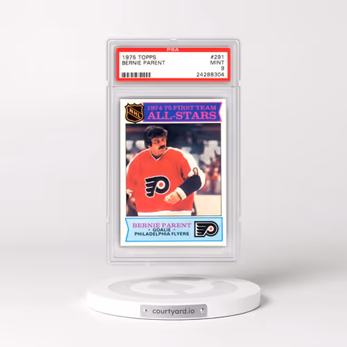 1975 Topps #291 Bernie Parent (PSA 9 MINT)