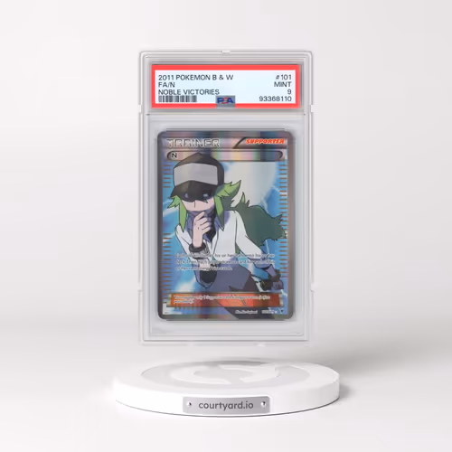 2011 Pokémon Black & White Noble Victories #101 N - Full Art (PSA 9 MINT)